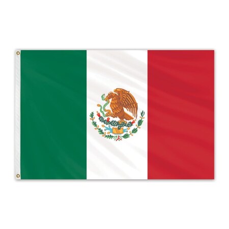 Mexico Outdoor Nylon Flag 3'x5'